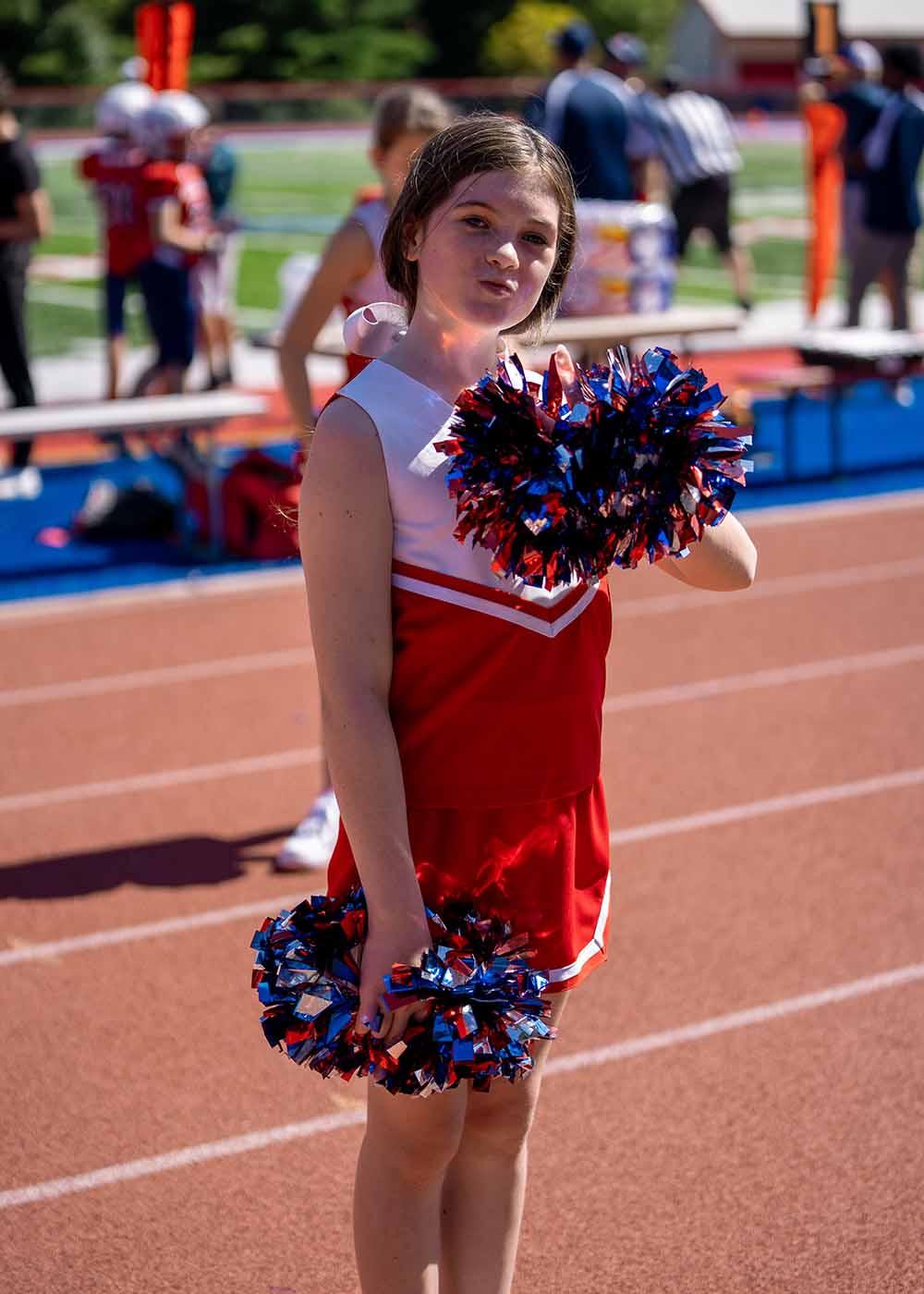 Sideline cheer photo