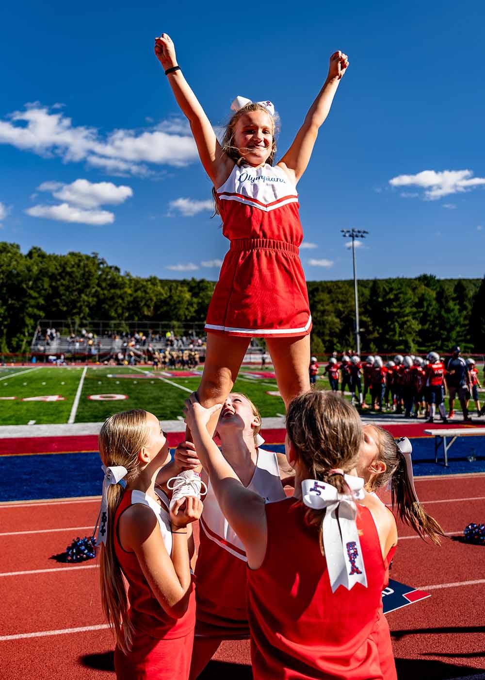 Sideline cheer photo