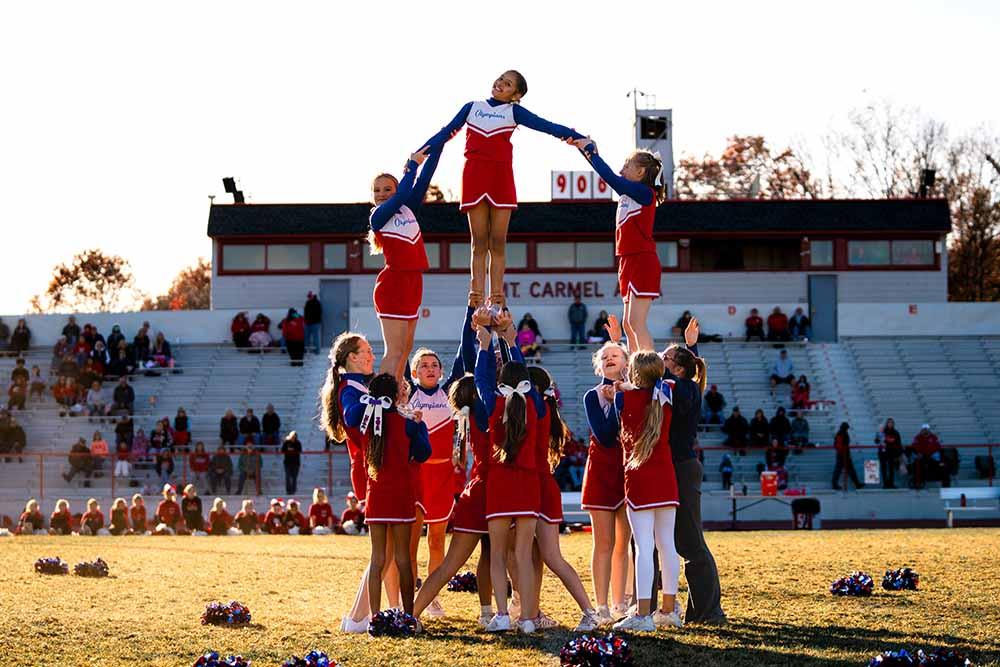 Sideline cheer photo
