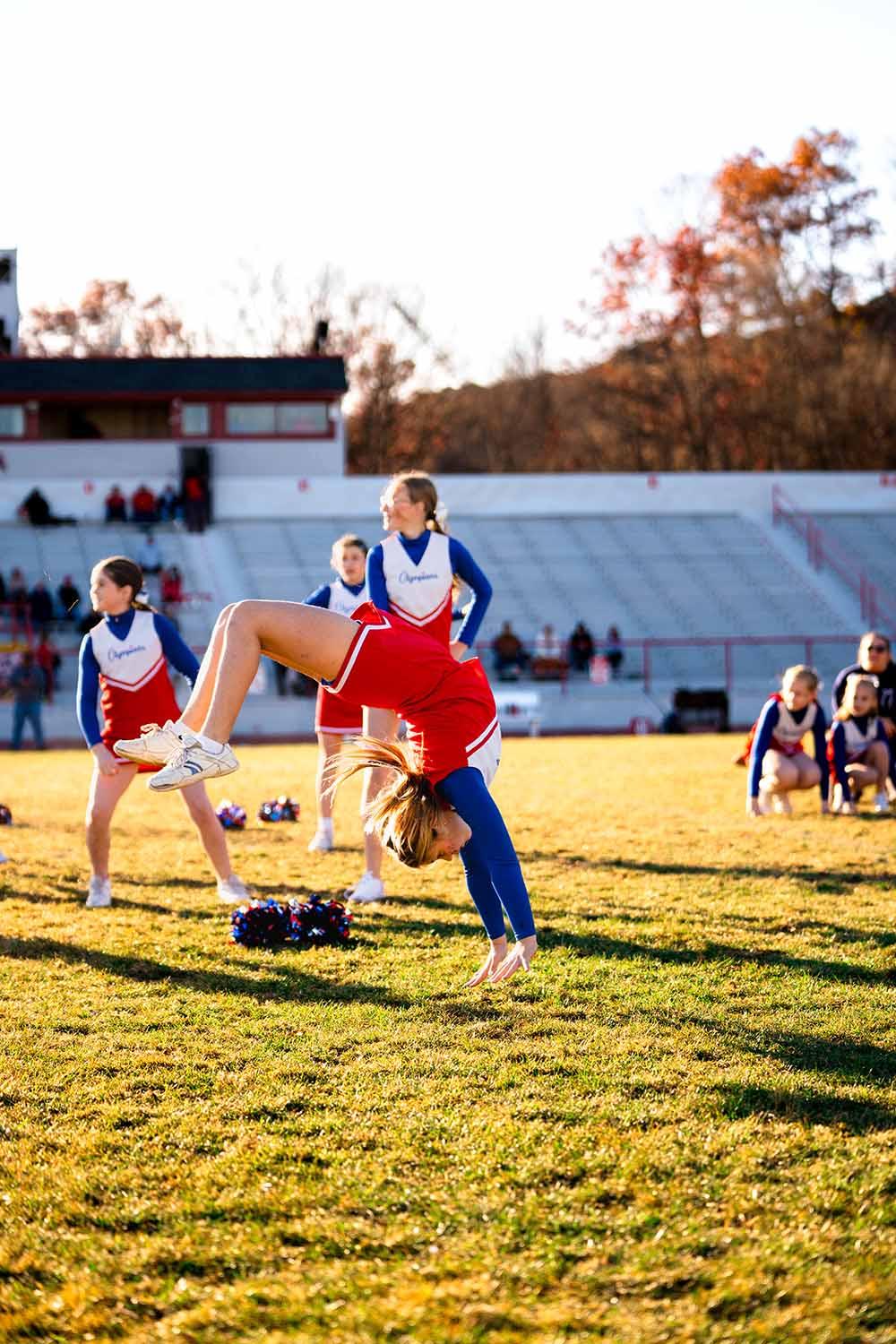 Sideline cheer photo